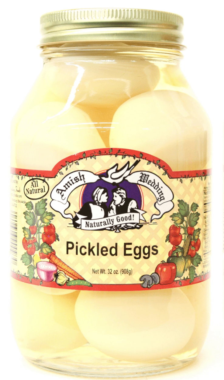 Amish Wedding Foods Pickled Eggs, 2Pack 32 oz. Jars