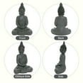 thumbnail image 4 of LuxenHome Meditating Buddha Statue, 21" Large Fiber Stone Zen Buddha Sculptures, Indoor Outdoor Buddha Statue,Zen Decor for Garden, Patio, Backyard Deck, 4 of 8