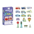 thumbnail image 1 of Xingzhi Paper Magnetic Sticker Set Interactive Cognitive Game For Children Anywhere. Can Be Used traffic Refrigerator sticker, 1 of 6