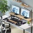 thumbnail image 5 of Desk Mat Large Mouse Pad (35.4 x 15.7 In), Cartoon Soccer Ball Extended Gaming Mousepad with Stitched Edges for Office/Home, 5 of 7