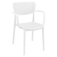 thumbnail image 3 of Compamia Loft Bistro Set 3 Piece with 27 inch Table Top White, 3 of 3