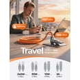 thumbnail image 3 of Cable de carga LISEN USB C a Lightning de 240 W, 4 en 1, 2 m, naranja, 3 of 8