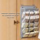 thumbnail image 5 of Organizador de lencería para armario, bolsa de malla para colgar sujetadores, lencería y bragas, estante de pared para puerta con 2 ganchos., 5 of 7