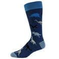 thumbnail image 5 of Men's Dinosaur Socks Funny Jurassic Prehistoric T-Rex Dino Lover Novelty Footwear, 5 of 8