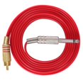 thumbnail image 2 of Línea de gancho de silicona para kit de conversión de máquina de tatuaje con inserción de interfaz RCA recta (rojo), 2 of 13
