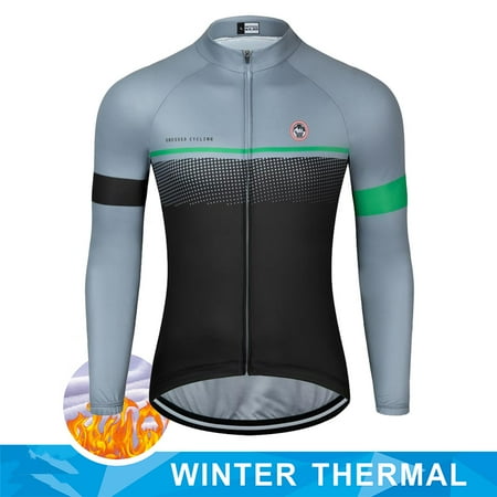 New 2023 Men Winter fleece Thermal Cycling Cothes MTB Bicycle Outdoor Clothing Long Sleeve Cycling Jerseys Ciclismo Warm Jacket LYH