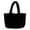Black, variant on XINXIAOO Large Capacity Furry Tote Bag, High End Single Shoulder Handbag