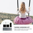 thumbnail image 3 of WHAMVOX Rope for Hammock Hanging Swing Hanging Strap Stainless Steel 1 Set for Outdoor Use Adults, 3 of 6