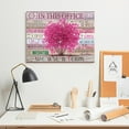 thumbnail image 3 of Pink Motivational Wall Art for Women Positive Sayings In This Office We Are A Team Flower Tree Picture Poster Modern Entrepreneur Wall Art Home Office Workspace Decoration Framed 12x16 Inch, 3 of 6