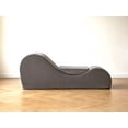 thumbnail image 5 of Yoga Chaise Lounge Chair for Stretching, Relaxation & Exercise, Ergonomic Design with Soft Yet Firm High-Density Foam Core, Removable Machine-Washable Cover, Grey, 5 of 6