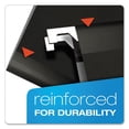 thumbnail image 2 of "Colored Reinforced Hanging Folders, Letter Size, 1/5-Cut Tabs, Black, 25/Box | Bundle of 10 Boxes", 2 of 7