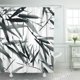 thumbnail image 1 of Juego de cortinas de ducha ABPHQTO Acuarela y tinta en estilo Sumi EU 165x180 cm, 1 of 2
