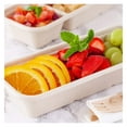 thumbnail image 3 of Pulp Tek 9.2 x 3.8 x 1.8 Inch Takeaway Food Boxes 100 Disposable Take Out Containers - Lids Sold Separately Freezable Bagasse Catering Food Containers Microwavable 17 Ounce, 3 of 9