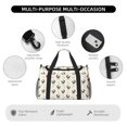 thumbnail image 4 of Balery Christmas Pug Dog Bolsa de Gimnasio para Mujeres, Bolsa de Viaje con Bolsillo Húmedo, Bolsa de Fin de Semana para Mujeres, Bolsa de Viaje Resistente al Agua, 4 of 7