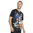 thumbnail image 3 of Tooniforms Scrubs Top For Men  Women V-Neck TF714, S, Space Jam, 3 of 4