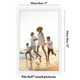 thumbnail image 5 of Americanflat 11x17 inches Gallery Picture Frame - White Wood Molding with Glass Front, 5 of 7