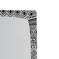 thumbnail image 3 of Ambesonne Aztec Fitted Sheet 2 Pcs Set, Monochrome Rhombuses, King, Black and White, 3 of 3