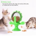thumbnail image 6 of Cat Dog Treat Dispenser Toy - Cat Interactive Feeder Pet Food Toys Feeder 360° Degree Rotating Food Leakage Device Rotate with Strong Suction Cup Money Wheel Shape, 6 of 6