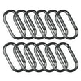 thumbnail image 3 of 10 Uds llavero antipérdida mosquetón herramienta de función múltiple Camping senderismo hamaca columpio para colgar botella de agua clip de moc gris Sunnimix Gancho de mosquetón con mosquetón, 3 of 7