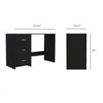 thumbnail image 5 of RST Brands Holbrook Wood 3-Drawer Desk in Black Veneer, 5 of 5