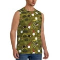 thumbnail image 2 of Kdxio Gnomes Playing in the Garden for Men's Muscle T-shirt,Sleeveless for Workout Running Athletic Gym Lounge Casual, 2 of 7