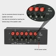 thumbnail image 4 of Professional 2 Channel  Passive Speaker Switcher,1 in 2 Out Or 2 in 1 Out Lossless HiFi  Selector Switcher for Home Speakers, Stereo Audio Switcher Selector, 4 of 8