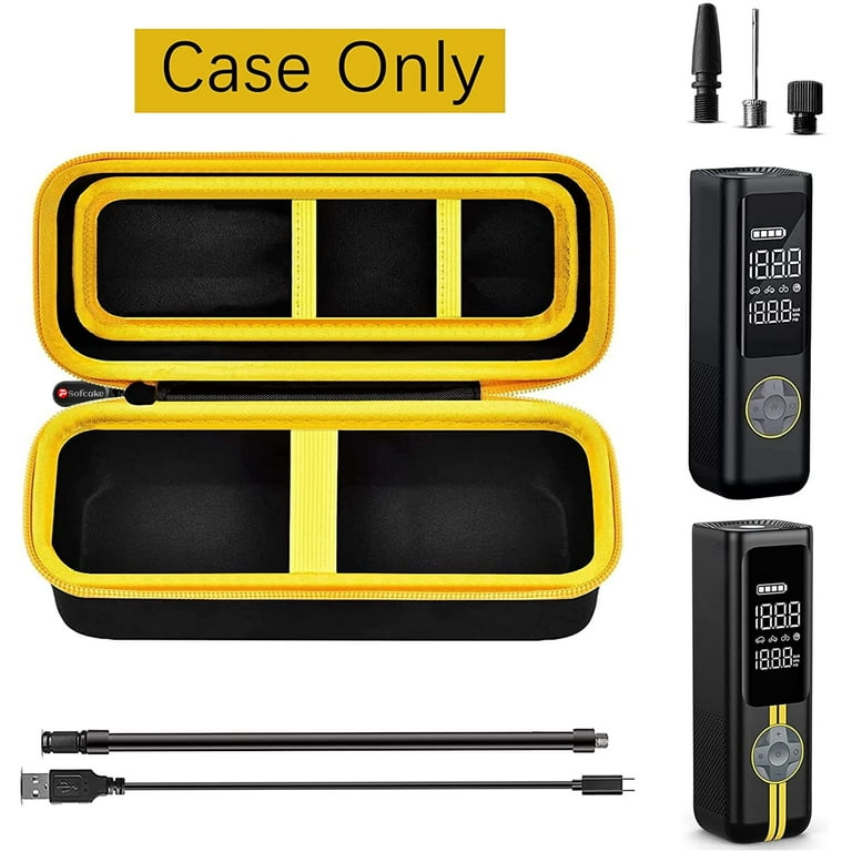 Case Compatible with Fanttik x8 for Apex Tire Inflator Portable Air Compressor 2x Faster Inflation. Storage Holder for Airmoto/for VacLife/for Powools