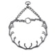 thumbnail image 1 of Collar de entrenamiento para perros de acero cromado para mascotas, collar sin tirones para perros, collar de entrenamiento antitirones, 3,2 mm x 58,4 cm, mediano, 1 of 7