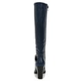 thumbnail image 5 of Ferwind Women's Knee-High Riding Boots Tall Heels Buckle Straps Adult Navy 12, 5 of 7
