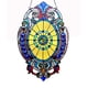 CHLOE Lighting WEBSTER Tiffany-glass Victorian Window Panel 15x23 main image 1