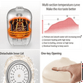 thumbnail image 4 of Mini Rice Cooker 2 Cups Uncooked 1.2L Portable Nonstick Travel Rice Maker BPA Free with 24 Hour Timer and Keep Warm Beige Bestseling, 4 of 6