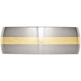 thumbnail image 3 of Stainless Steel 14k Yellow Inlay 8mm Brushed Band, 3 of 9