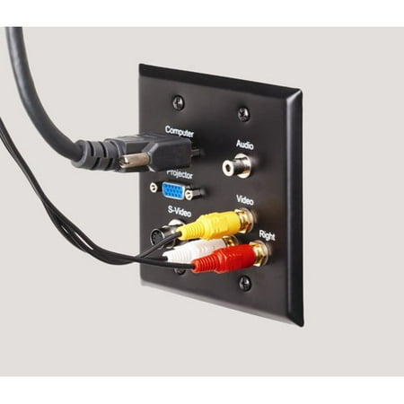 Bretford Manufacturing Inc Data Pass Through Plate in Black