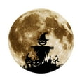 thumbnail image 1 of Halloween Sticker Self-adhesive Fluorescent Decal PVC Window Wall Sticker Halloween Fluorescent Luminous Moon Party Decoration, YHW009, 1 of 7