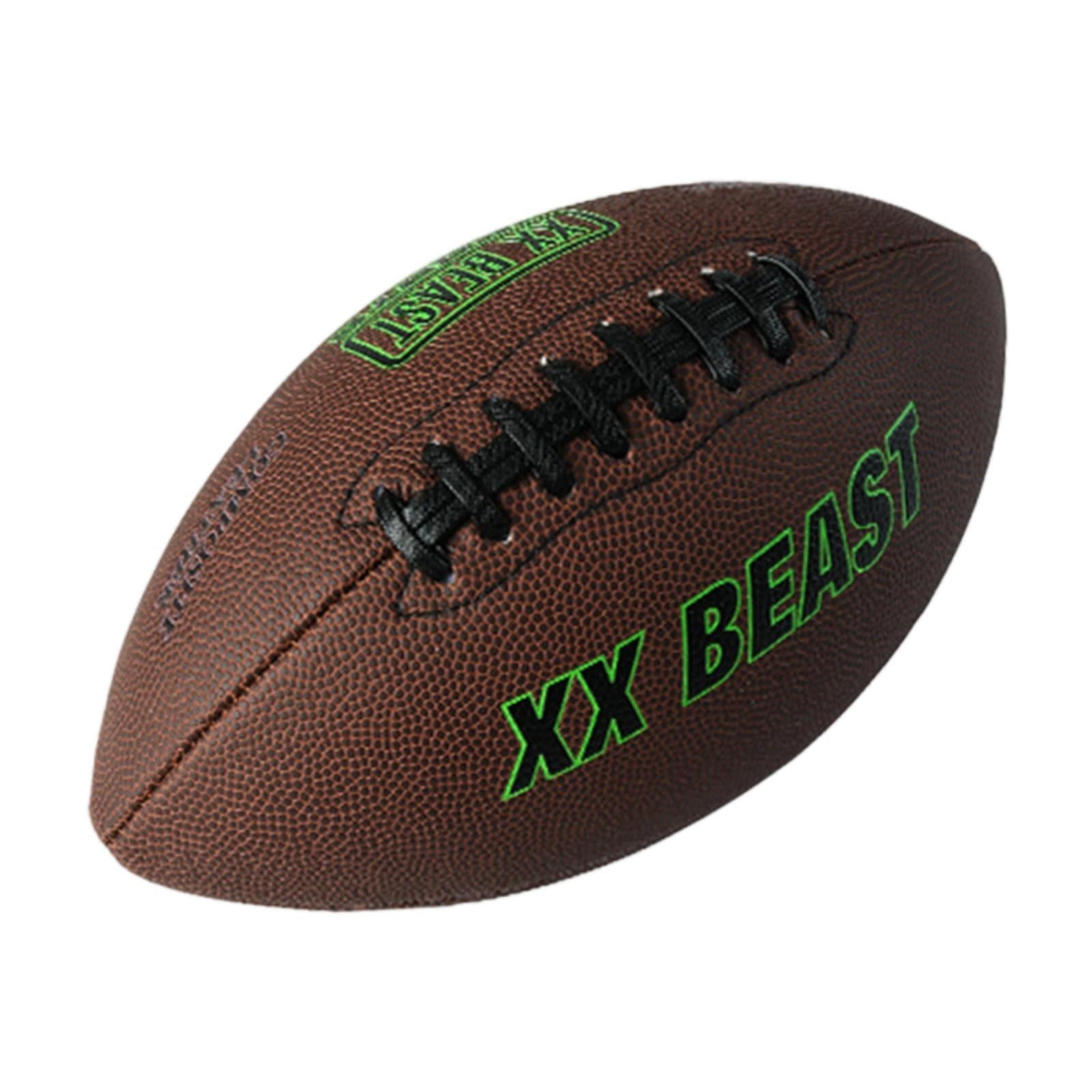DimyFew Rugby Ball Nonslip American Football Wear Resistant for Christmas Family Friends Size 7
