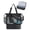 Black, variant on Beach Bag for Women, Mesh Tote Bags with Zipper, Sandproof Vacation Essentials with Cooler for Swim Cruise Pool