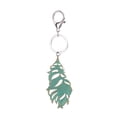 thumbnail image 1 of Llavero vintage ahuecado con colgante de hoja, llavero de aleación (verde), 1 of 2