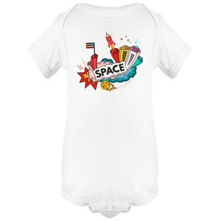 

Space And Science Buildings Bodysuit Infant -Image by Shutterstock Newborn
