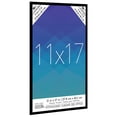 thumbnail image 5 of 11” x 17” Plastic Poster Frame Styleline by Studio Décor - Includes Hanging Hardware, Horizontal or Vertical Display - Black, 1-Pack, 5 of 7