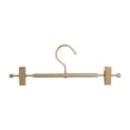 thumbnail image 4 of Percha para pantalones con pinzas, organizador de armario, ahorra espacio, gancho giratorio para faldas Oro, 4 of 9