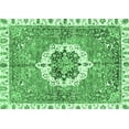 thumbnail image 1 of Ahgly Company Indoor Rectangle Abstract Emerald Green Modern Area Rugs, 8' x 12', 1 of 4