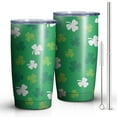 thumbnail image 1 of Gobelet Isolé 20oz, Gobelet de Voyage avec Couvercle, Porte-Gobelet Tasse de Voyage Amicale, Contenant Isotherme en Acier Inoxydable, Gobelet 20 Oz, Tasse à Café Réutilisable Isolée avec Couvercle (Vert1), 1 of 6