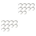 thumbnail image 1 of Qarigey 10 piezas ajustable elegante correa de muñeca DIY artesanía joyería hecha a mano artesanía oro negro cuerda Cuerda Negra Dorada 2piezas, 1 of 6