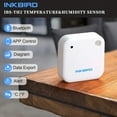 thumbnail image 2 of Inkbird Wireless Thermometer Humidity and Temperature Monitor, IBS-TH2 Freezer Thermometer Bluetooth Temperature Sensor Smart, with APP for Android and iOS ( Temperature and Humidity Sensor ), 2 of 5
