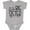 AC-Heather Grey, variant on Inktastic I'm the Awesome Big Sister Girls Baby Bodysuit