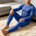 thumbnail image 5 of Xdegoge Mens Union Suit One Piece Pajamas Thermal Henley Sleepwear Button Down Long Johns Full Body Jumpsuit Casual Comfy Nightwear Loungewear Base Layer, 5 of 9
