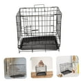 thumbnail image 4 of AURARMLET Black Wire Dog Kennel for Small Dogs, Indoor Pet Crate Confinement, and Secure 1 Set, 4 of 6