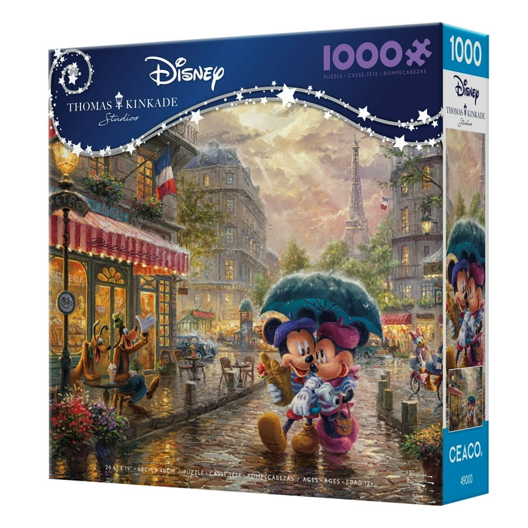 Ceaco Mickey and Minnie in Paris 1000 Piece Interlocking Jigsaw