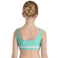 thumbnail image 3 of Xnihocha Yoga Dance Athletic Tank Crop for Girls U Neck Sleeveless Figure Ice Skating Gymnastic Top Blue Green 14, 3 of 6