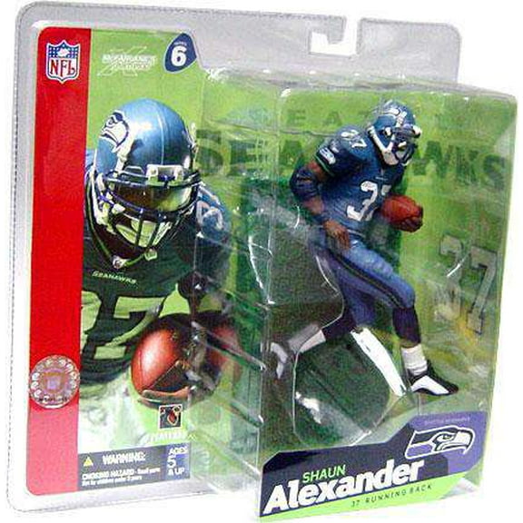 McFarlane NFL Sports Picks Series 6 Shaun Alexander Action Figure (Blue Jersey Blue Pants)
